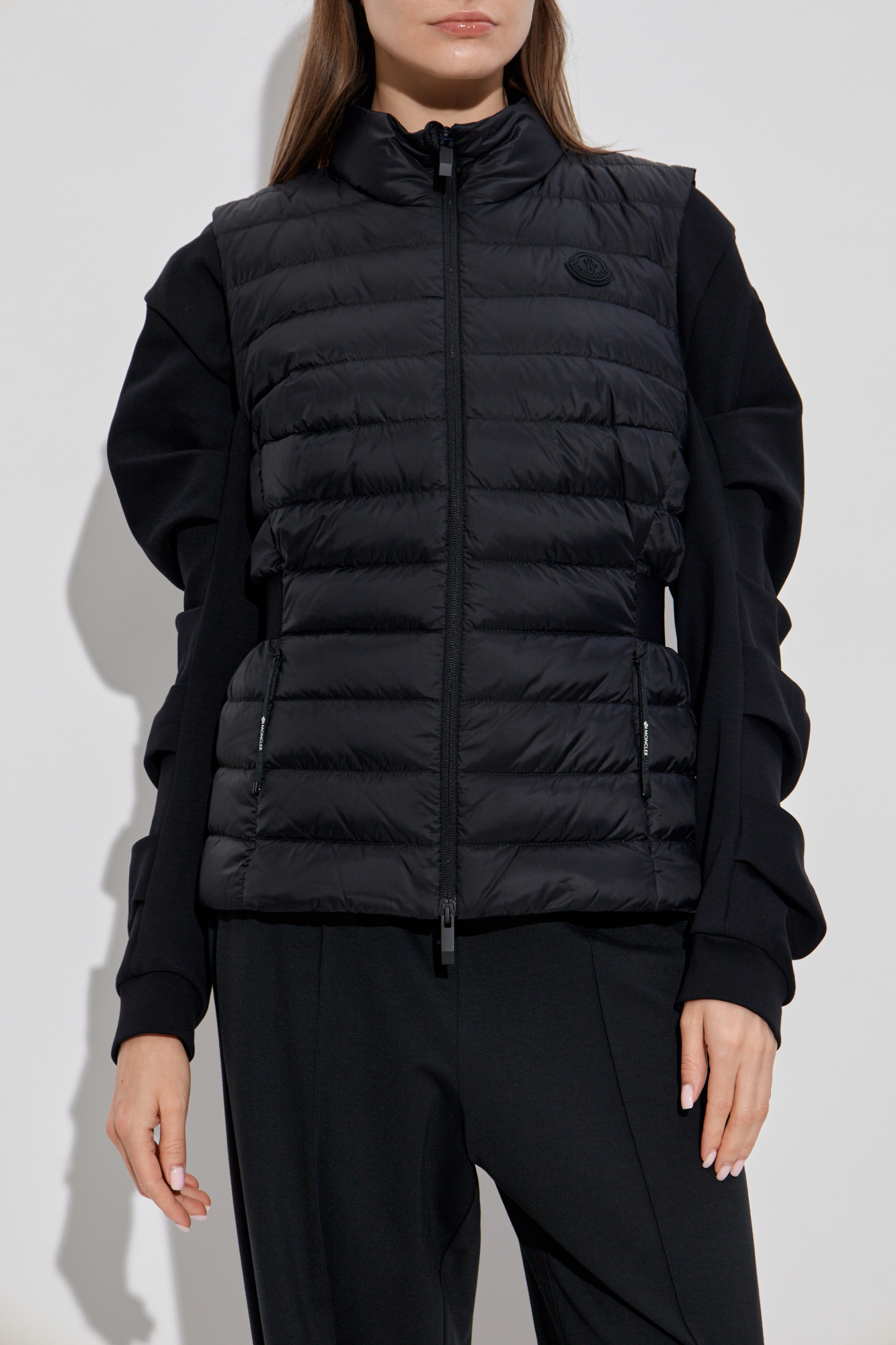 【MONCLER】Valmarie ダウンベスト ウエストシェイプ Black 